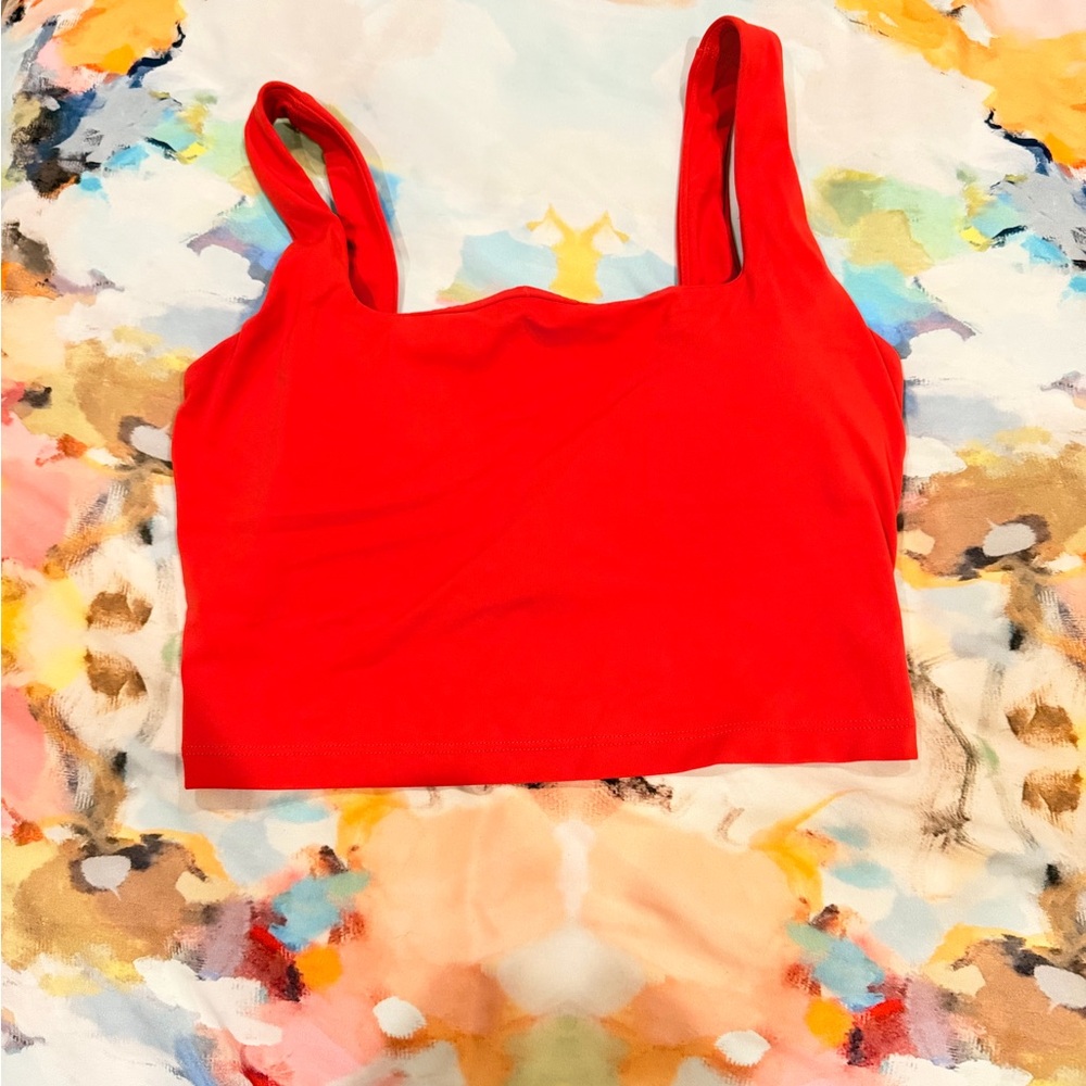 CRZ YOGA Bright Red Women's Crop Top